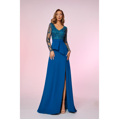 Rochie de seara lunga cu slit