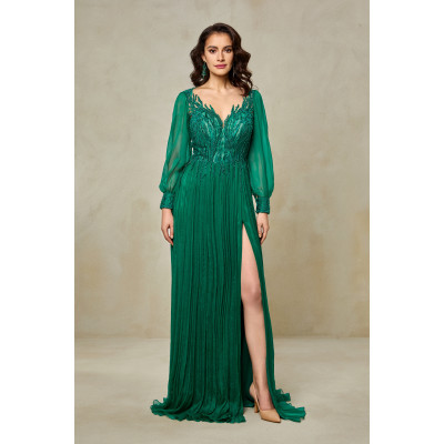 Rochie din matase naturala creponata