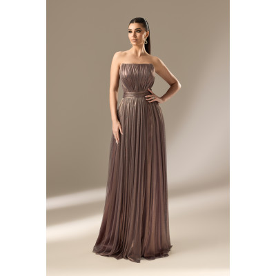 Rochie Lunga din Tulle de Matase