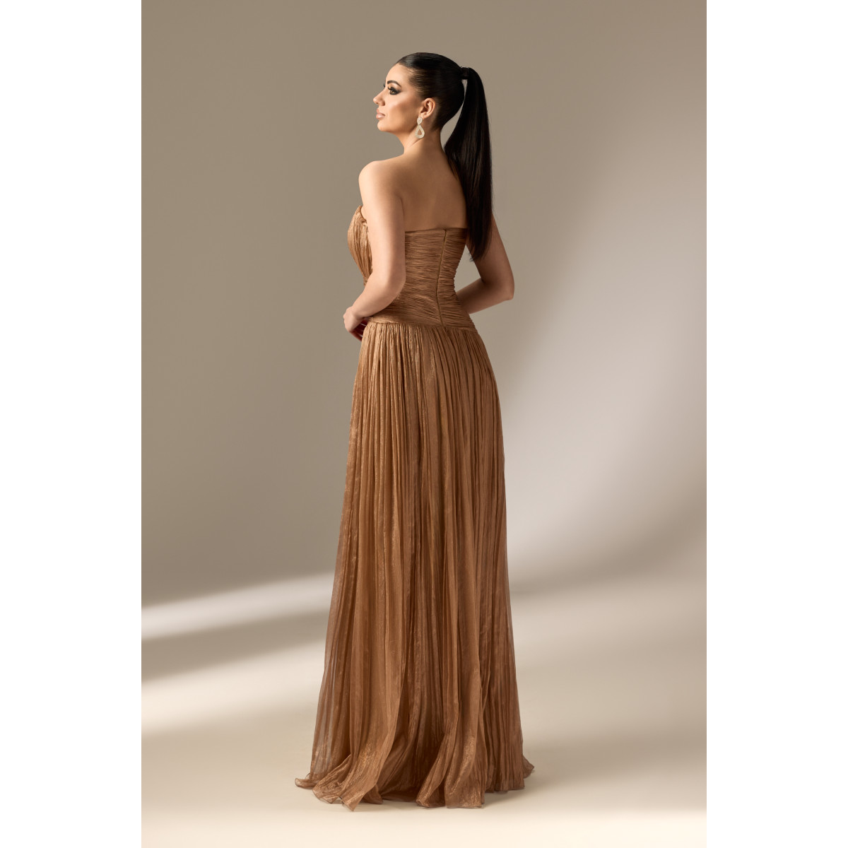 Rochie din Voal de Matase Creponat