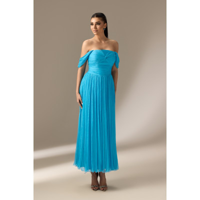 Rochie Scurta din Voal de Matase