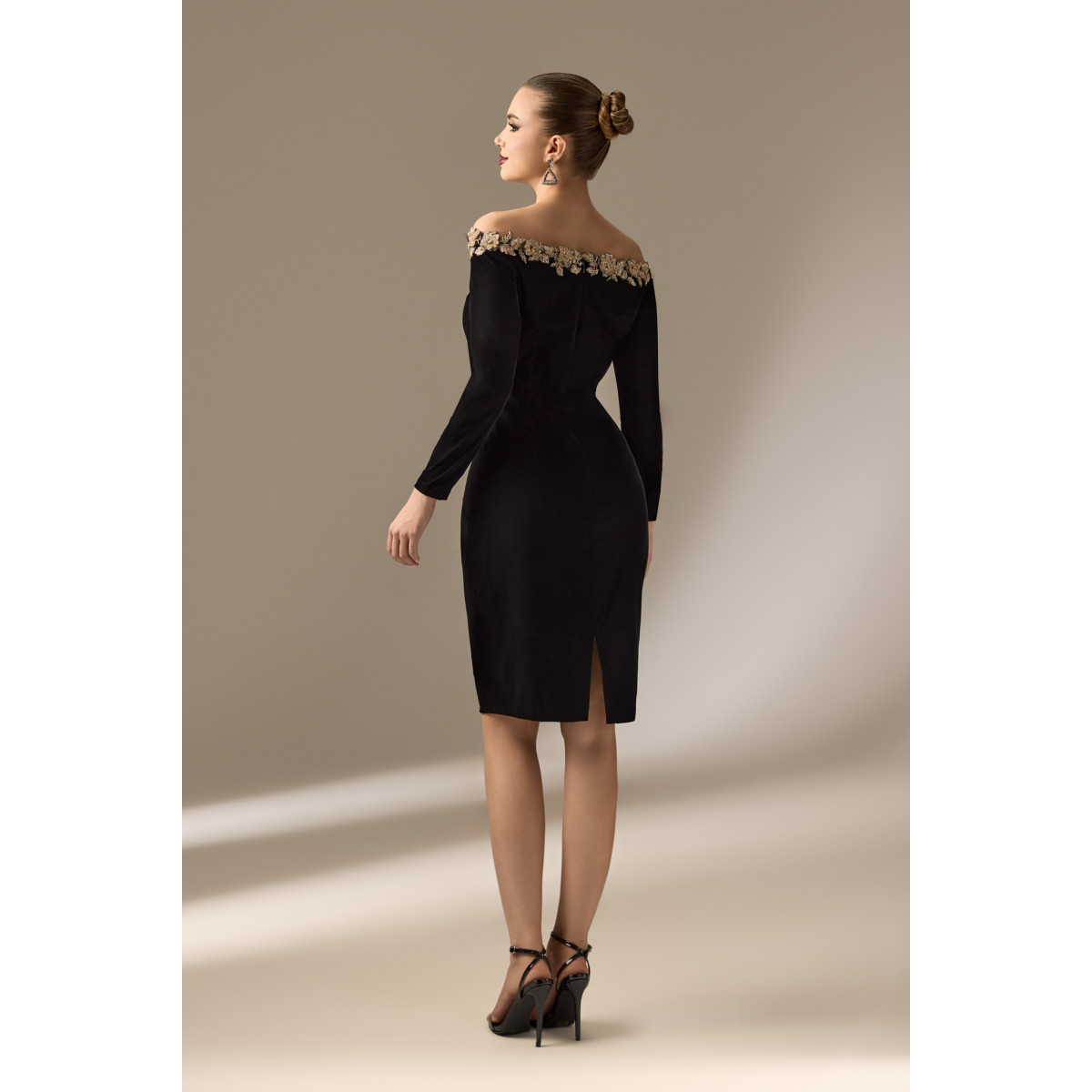 Rochie din Catifea Neagra