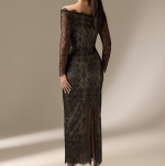 Rochie Eleganta Neagra din Dantela Chantilly